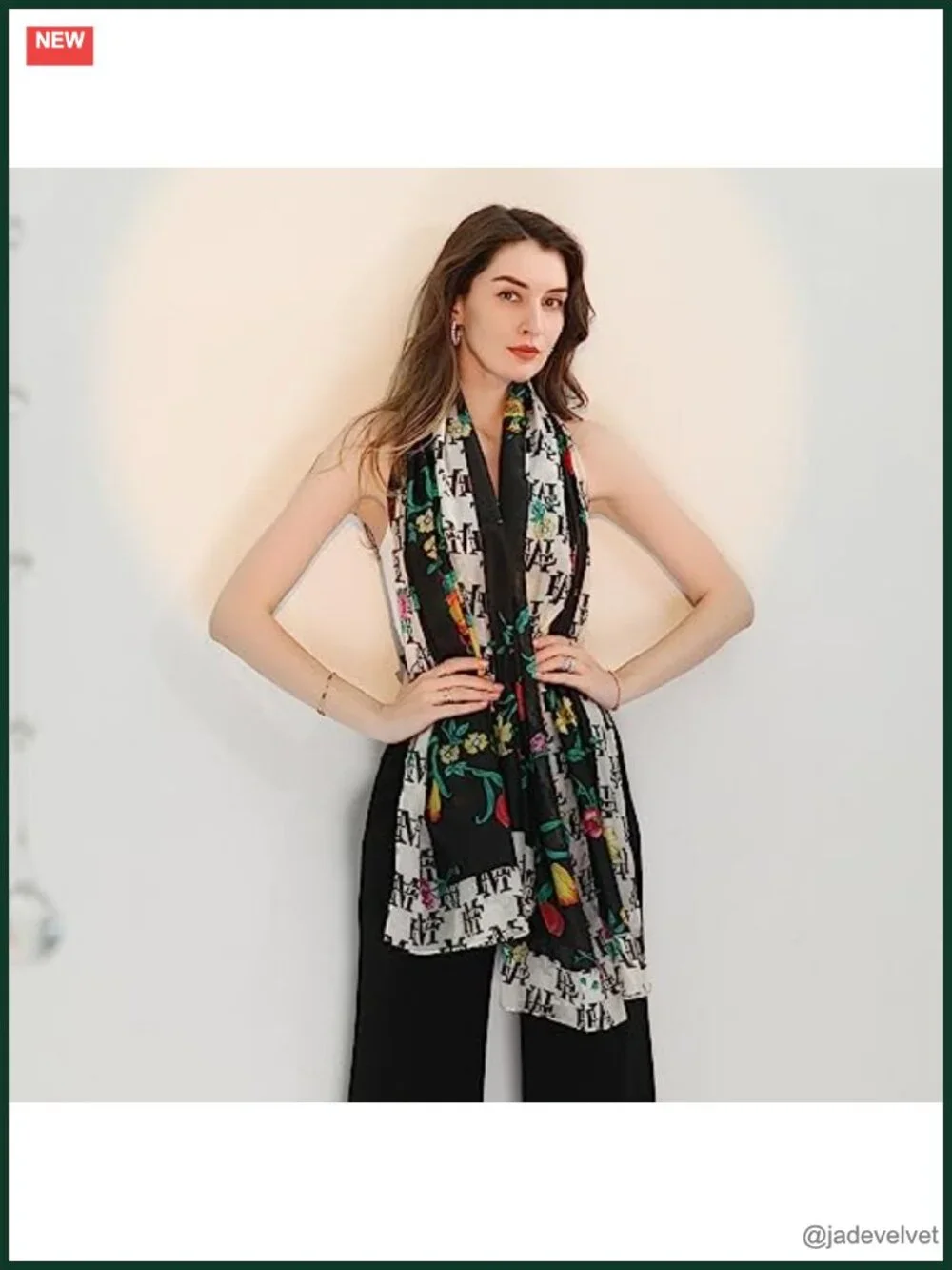 Large Silk Pashmina Shawl Wrap for Evening Dresses Travel Scarf